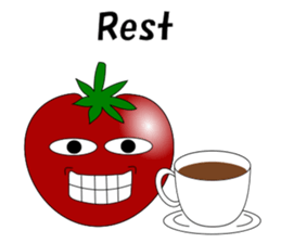 Uzai little tomato 2 English sticker #6076698