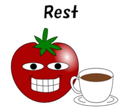 Uzai little tomato 2 English sticker #6076698