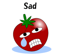 Uzai little tomato 2 English sticker #6076701