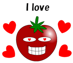 Uzai little tomato 2 English sticker #6076702