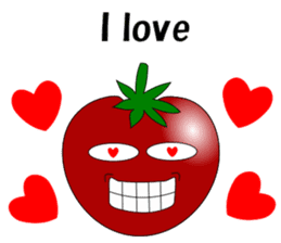 Uzai little tomato 2 English sticker #6076702