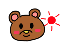 draw kawaii bear sticker #6076705