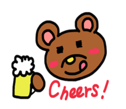 draw kawaii bear sticker #6076709