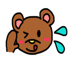draw kawaii bear sticker #6076713