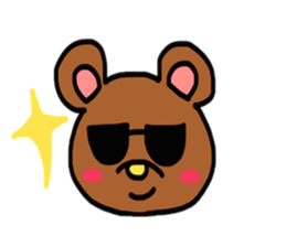 draw kawaii bear sticker #6076714