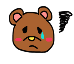 draw kawaii bear sticker #6076721