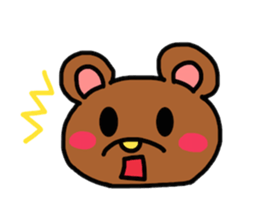 draw kawaii bear sticker #6076730