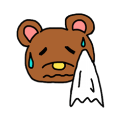 draw kawaii bear sticker #6076732