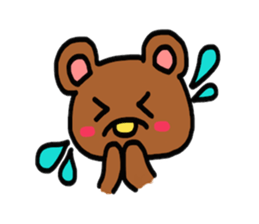 draw kawaii bear sticker #6076739