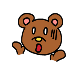 draw kawaii bear sticker #6076740