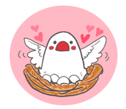 Everyday javasparrow and Parakeet 2 sticker #6077803