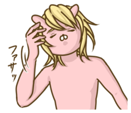 Pretty rabbit!! sticker #6078066