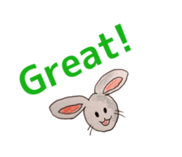 Adorable(kawaii)rabbits sticker #6078394