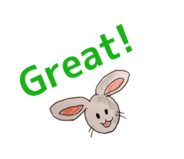 Adorable(kawaii)rabbits sticker #6078394