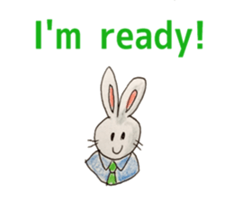 Adorable(kawaii)rabbits sticker #6078397