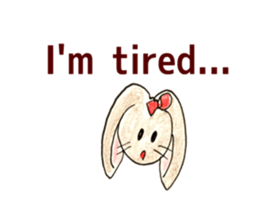 Adorable(kawaii)rabbits sticker #6078402