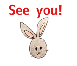 Adorable(kawaii)rabbits sticker #6078404