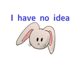 Adorable(kawaii)rabbits sticker #6078405