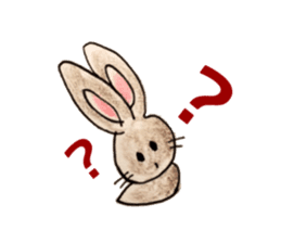 Adorable(kawaii)rabbits sticker #6078417