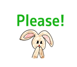 Adorable(kawaii)rabbits sticker #6078418