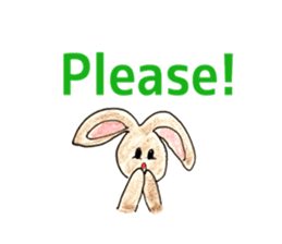 Adorable(kawaii)rabbits sticker #6078418