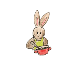 Adorable(kawaii)rabbits sticker #6078423