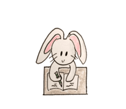 Adorable(kawaii)rabbits sticker #6078424