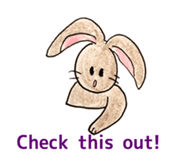 Adorable(kawaii)rabbits sticker #6078425