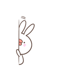 "Funny" rabbits and parakeets sticker #6078516