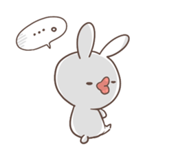 "Funny" rabbits and parakeets sticker #6078523