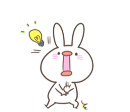 "Funny" rabbits and parakeets sticker #6078539