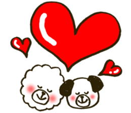 Fuwa-chan&Pochi sticker #6078671