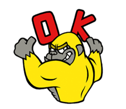 Work gorilla Muscle-kun sticker #6078712