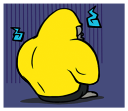 Work gorilla Muscle-kun sticker #6078738