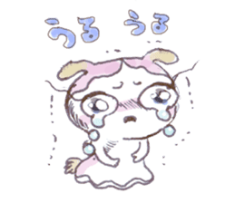 The little Sea girl "Umiushi-chan" sticker #6078757
