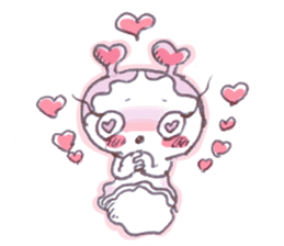 The little Sea girl "Umiushi-chan" sticker #6078762