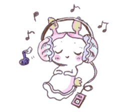 The little Sea girl "Umiushi-chan" sticker #6078764