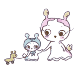 The little Sea girl "Umiushi-chan" sticker #6078767