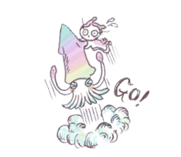 The little Sea girl "Umiushi-chan" sticker #6078768