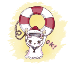 The little Sea girl "Umiushi-chan" sticker #6078771