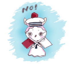 The little Sea girl "Umiushi-chan" sticker #6078772