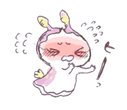 The little Sea girl "Umiushi-chan" sticker #6078783