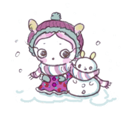 The little Sea girl "Umiushi-chan" sticker #6078785