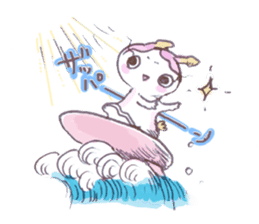 The little Sea girl "Umiushi-chan" sticker #6078790