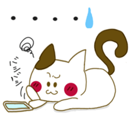 Sticker.tabby cat sticker #6078819