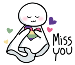 Cute Rainbow Teru Bozu sticker #6079491