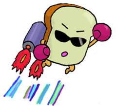 Petit Jabbing Bread sticker #6079577