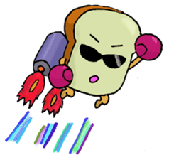 Petit Jabbing Bread sticker #6079577