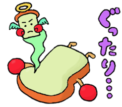 Petit Jabbing Bread sticker #6079580