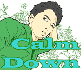 "cool !!" English idiom "Take it easy" sticker #6079719